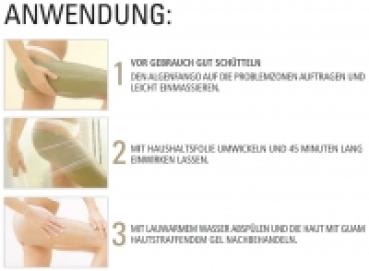 GUAM Intensiv-Algenfango gegen hartnäckige Cellulite | 1 kg straffende Körperpackung für reife Haut (700-3)